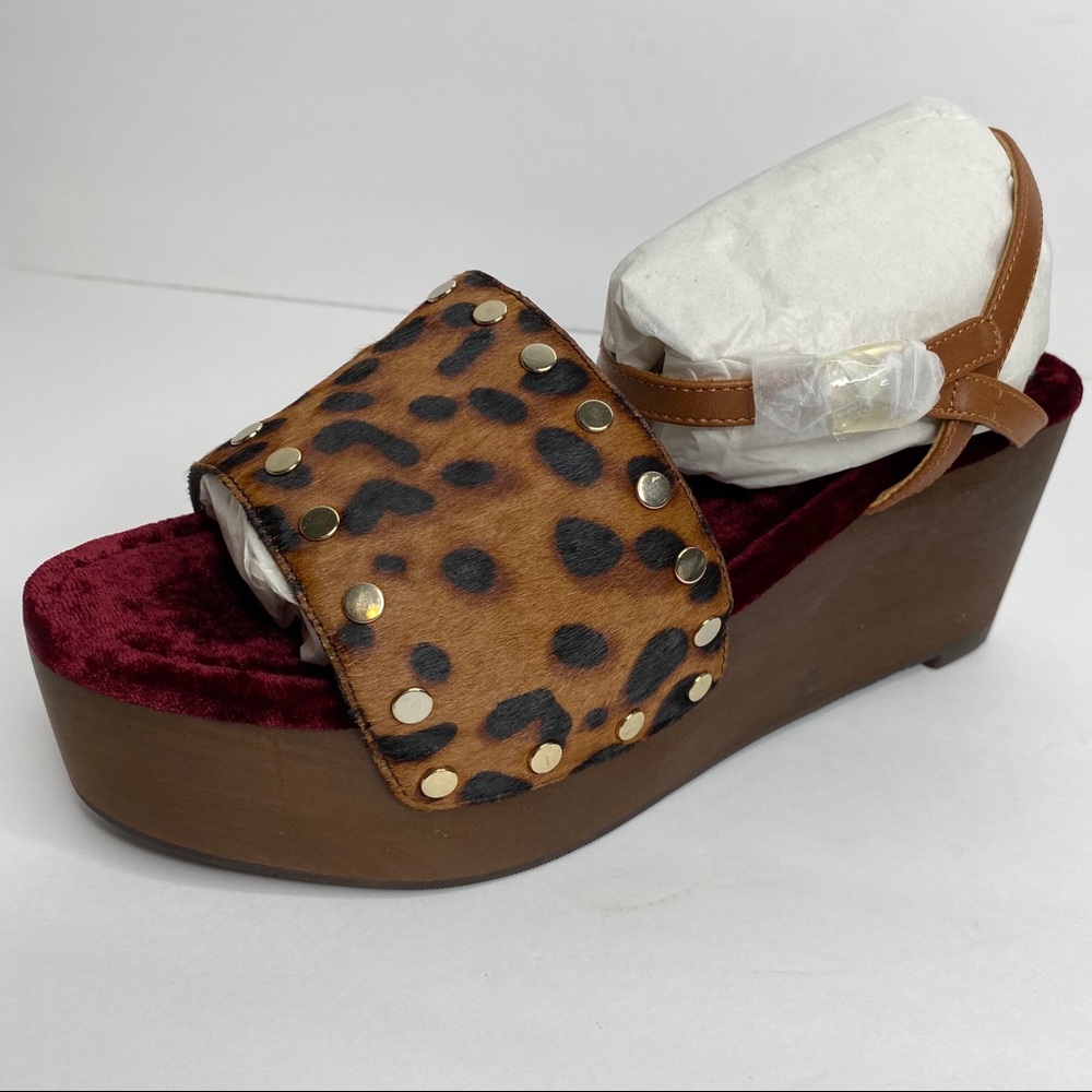 NWT‼️ Joie Galla clafhair and wood sandal